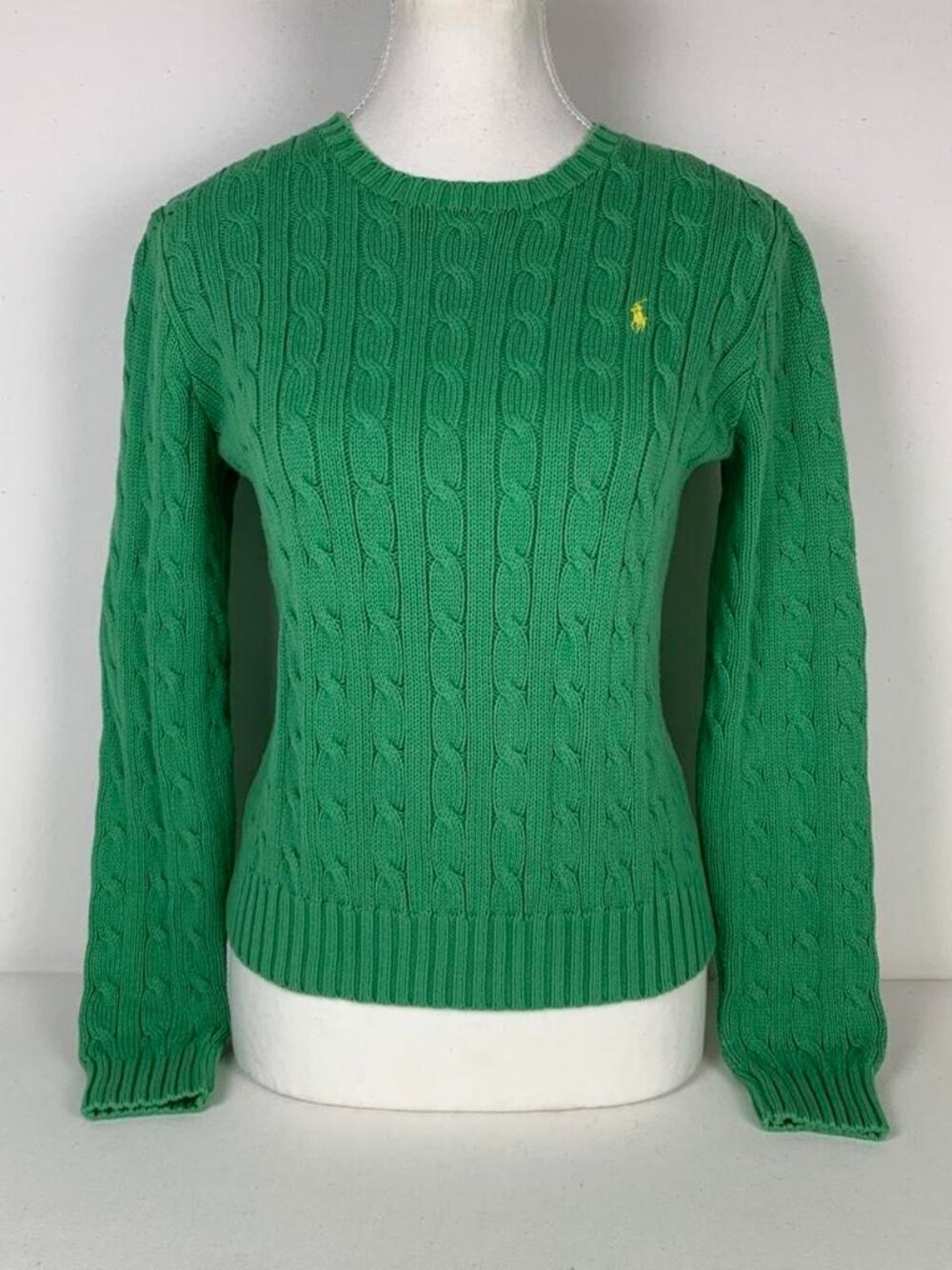 Ralph Lauren Women's Green Jumper